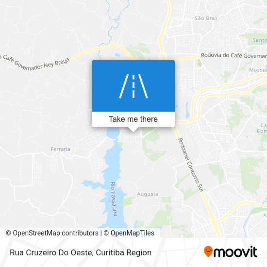Rua Cruzeiro Do Oeste map