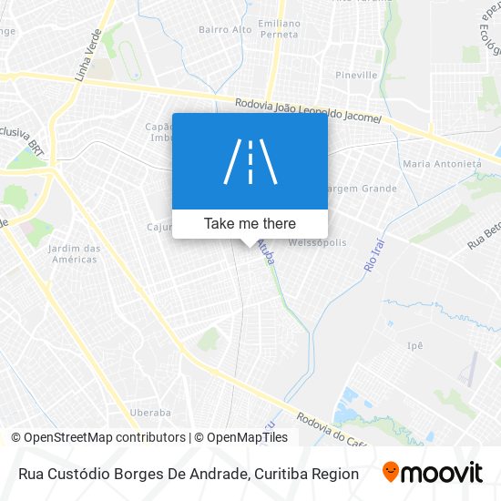 Rua Custódio Borges De Andrade map