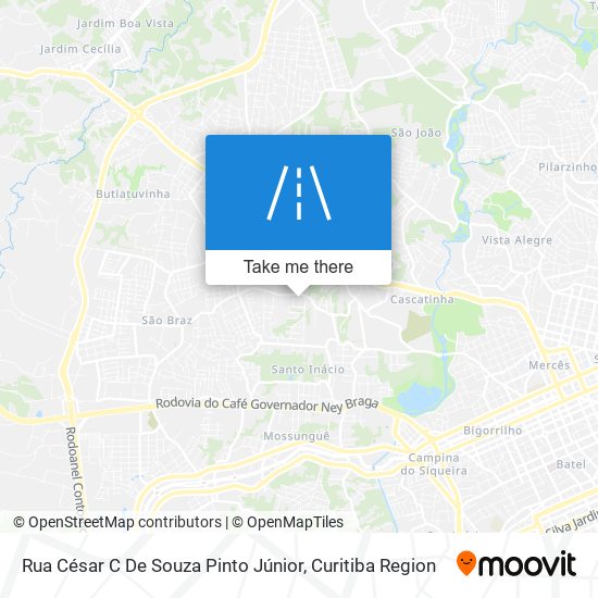 Rua César C De Souza Pinto Júnior map