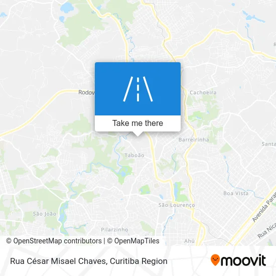 Rua César Misael Chaves map