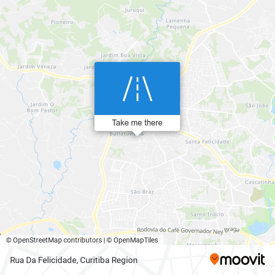 Rua Da Felicidade map