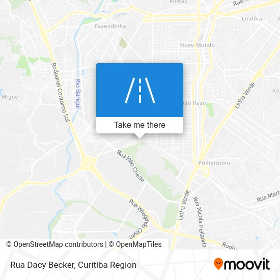 Rua Dacy Becker map