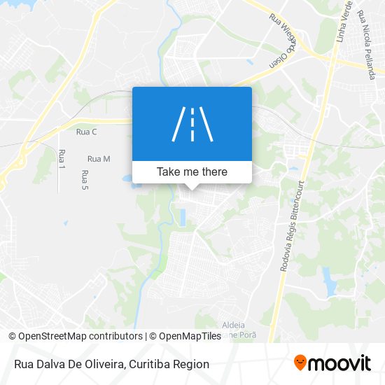 Rua Dalva De Oliveira map