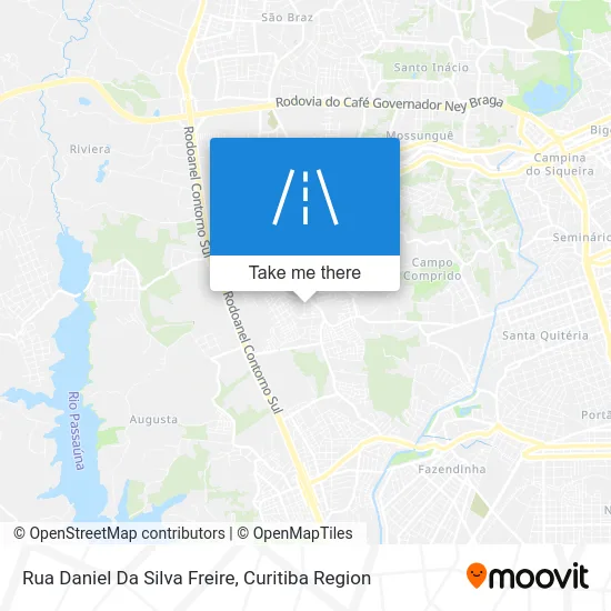 Rua Daniel Da Silva Freire map