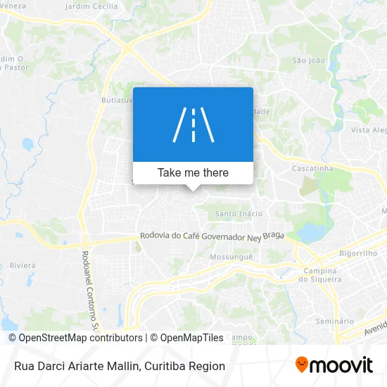 Rua Darci Ariarte Mallin map