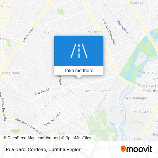 Rua Darci Cordeiro map