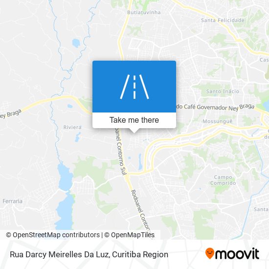 Rua Darcy Meirelles Da Luz map