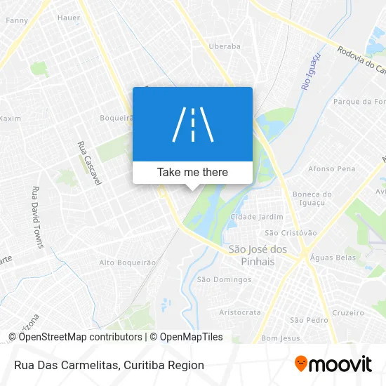 Rua Das Carmelitas map