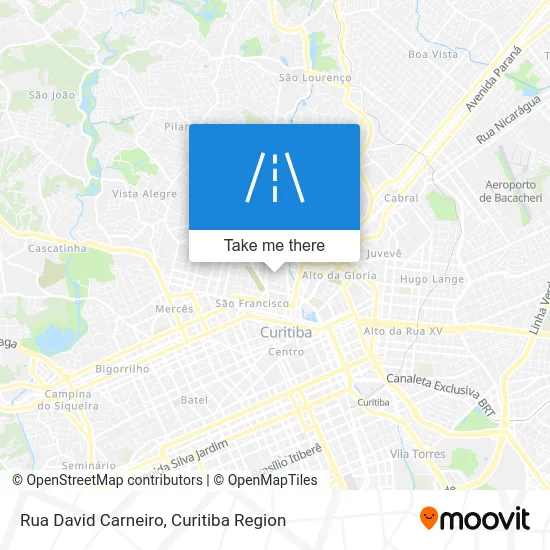 Rua David Carneiro map