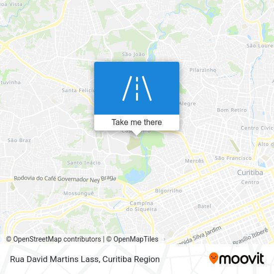 Rua David Martins Lass map