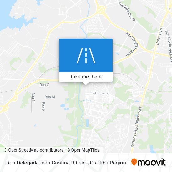 Rua Delegada Ieda Cristina Ribeiro map