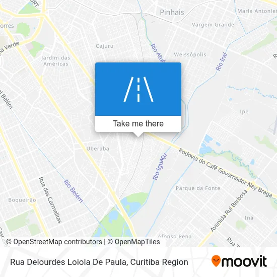 Rua Delourdes Loiola De Paula map
