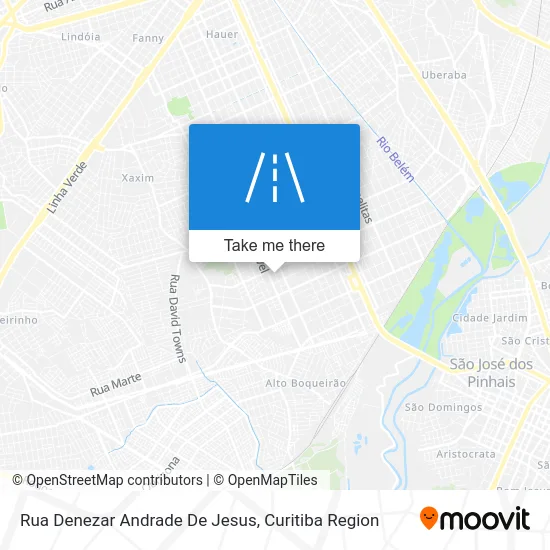 Rua Denezar Andrade De Jesus map