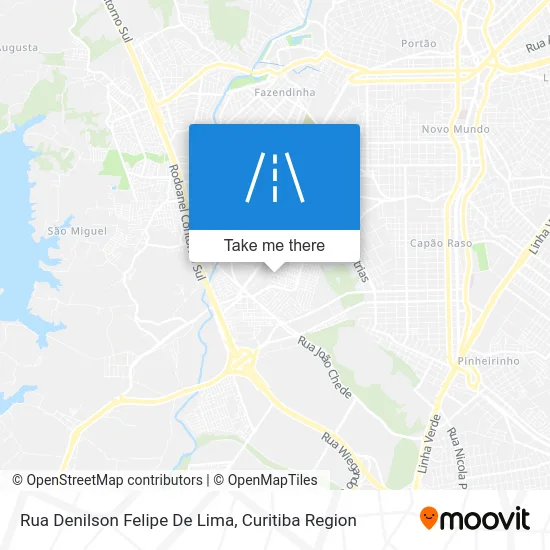 Rua Denilson Felipe De Lima map