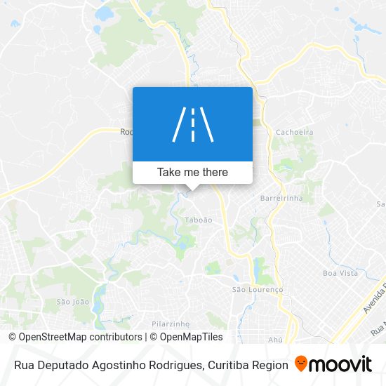 Rua Deputado Agostinho Rodrigues map