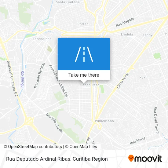 Rua Deputado Ardinal Ribas map