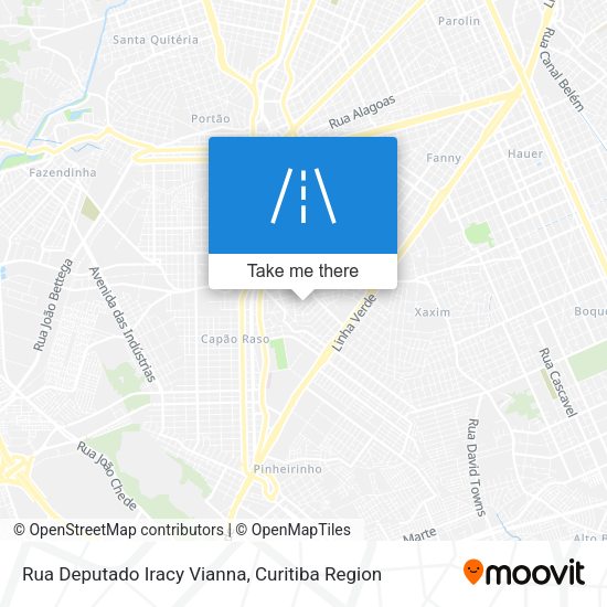 Rua Deputado Iracy Vianna map
