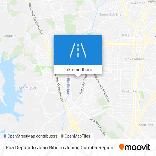 Rua Deputado João Ribeiro Júnior map