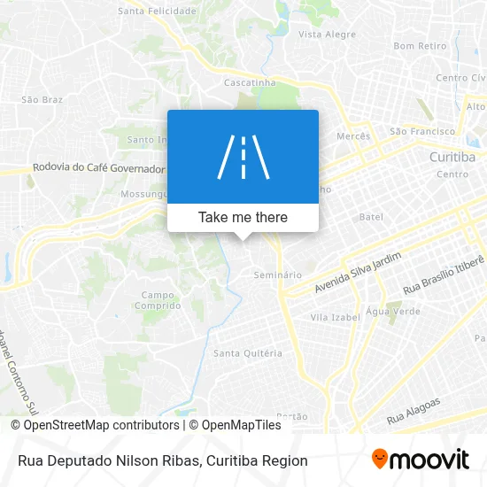 Rua Deputado Nilson Ribas map