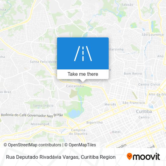 Rua Deputado Rivadávia Vargas map