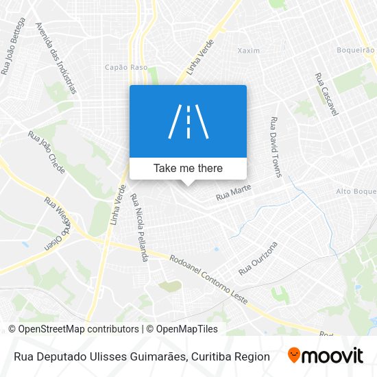 Rua Deputado Ulisses Guimarães map
