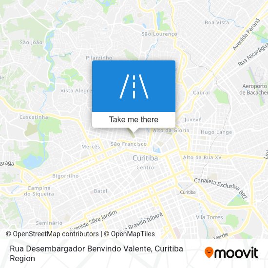 Rua Desembargador Benvindo Valente map