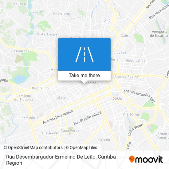 Mapa Rua Desembargador Ermelino De Leão