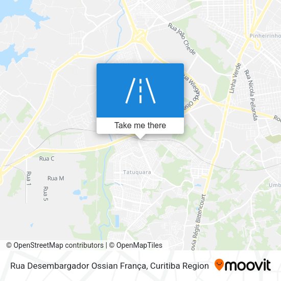 Rua Desembargador Ossian França map