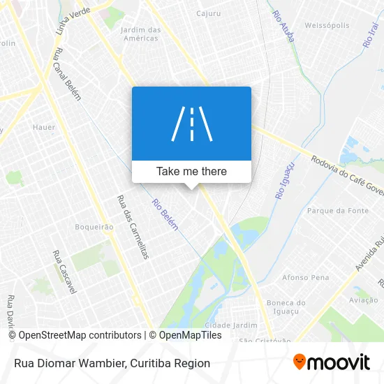 Rua Diomar Wambier map