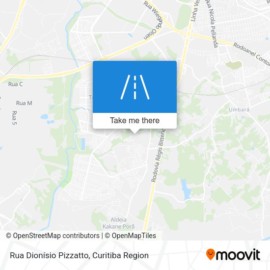 Rua Dionísio Pizzatto map