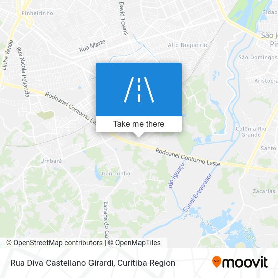 Rua Diva Castellano Girardi map
