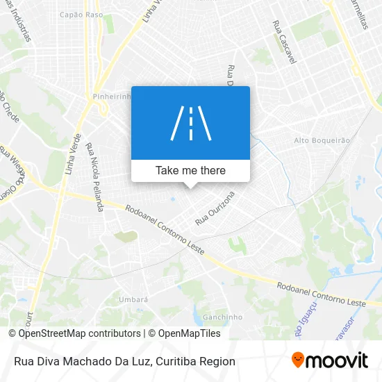 Rua Diva Machado Da Luz map