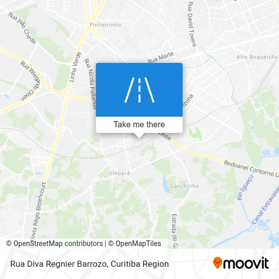 Rua Diva Regnier Barrozo map