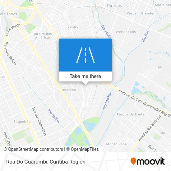 Rua Do Guarumbi map