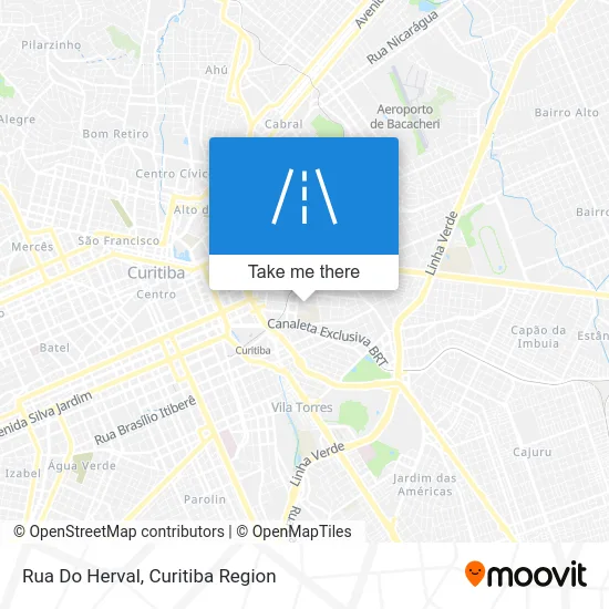 Rua Do Herval map