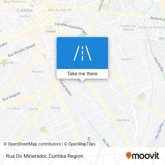 Rua Do Minerador map