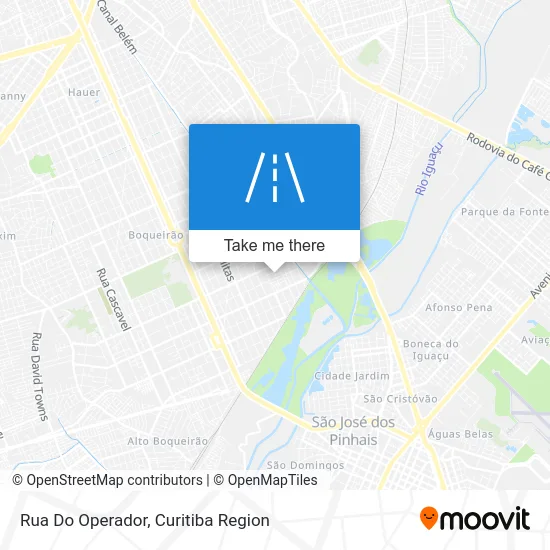 Rua Do Operador map