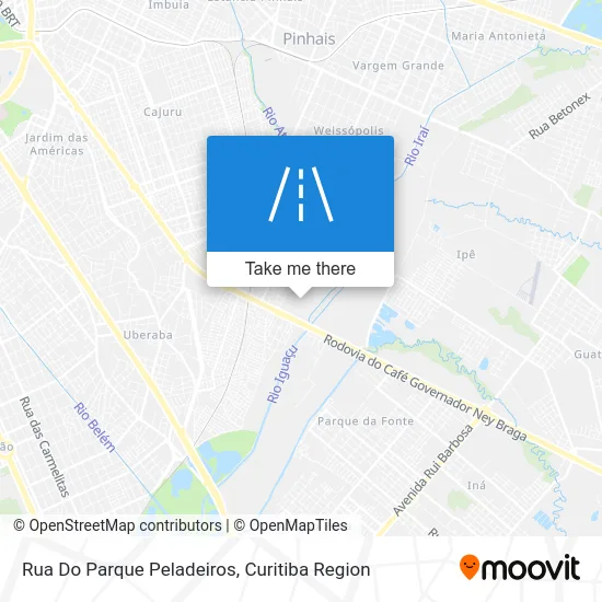 Rua Do Parque Peladeiros map