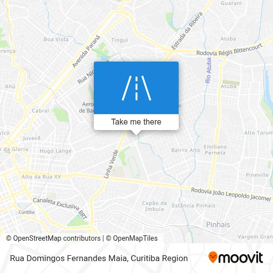 Rua Domingos Fernandes Maia map