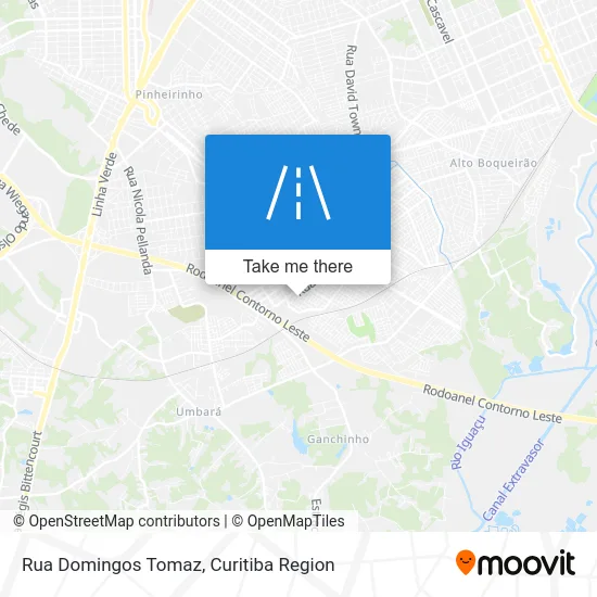 Rua Domingos Tomaz map