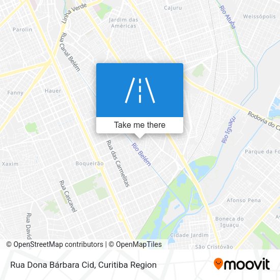 Rua Dona Bárbara Cid map