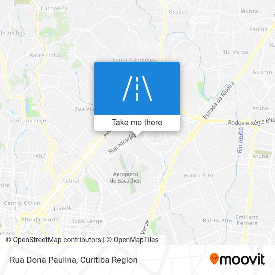Rua Dona Paulina map
