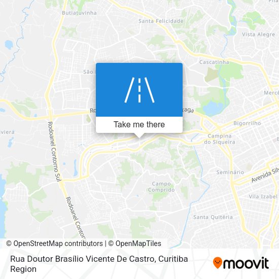 Rua Doutor Brasílio Vicente De Castro map
