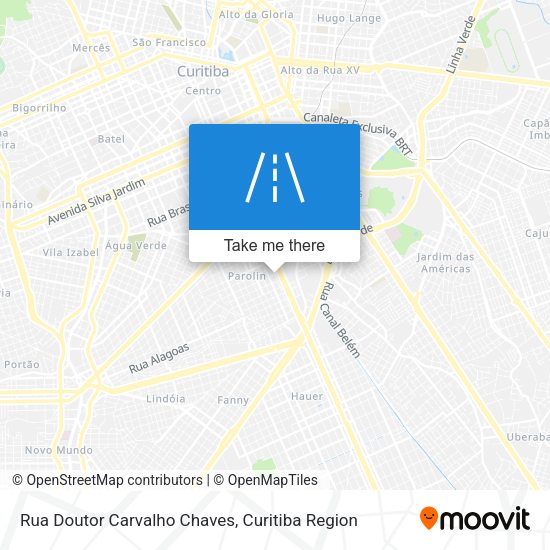 Rua Doutor Carvalho Chaves map