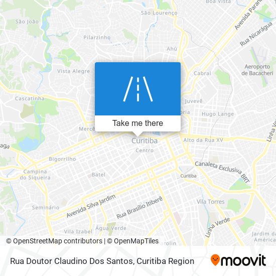 Rua Doutor Claudino Dos Santos map