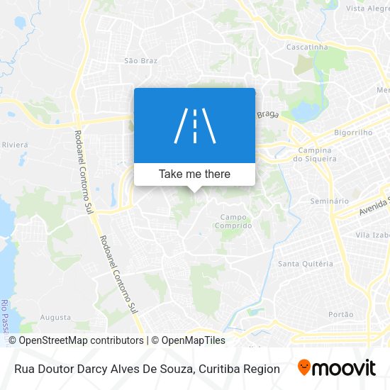 Rua Doutor Darcy Alves De Souza map