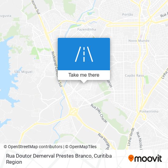 Rua Doutor Demerval Prestes Branco map