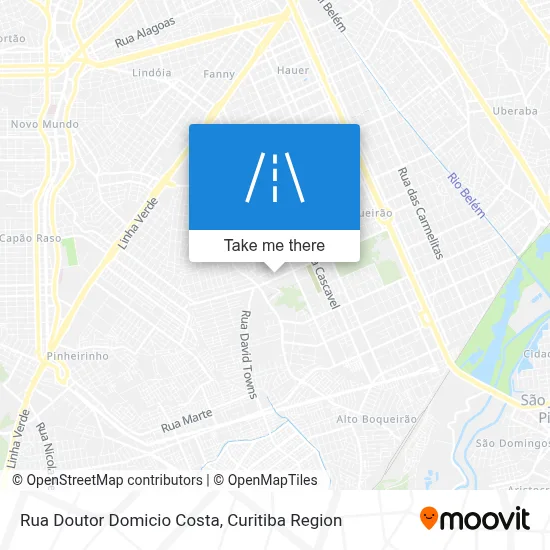 Rua Doutor Domicio Costa map