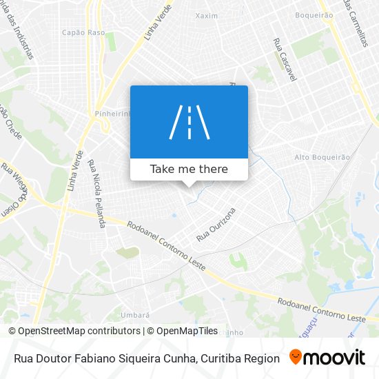 Rua Doutor Fabiano Siqueira Cunha map