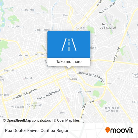 Rua Doutor Faivre map